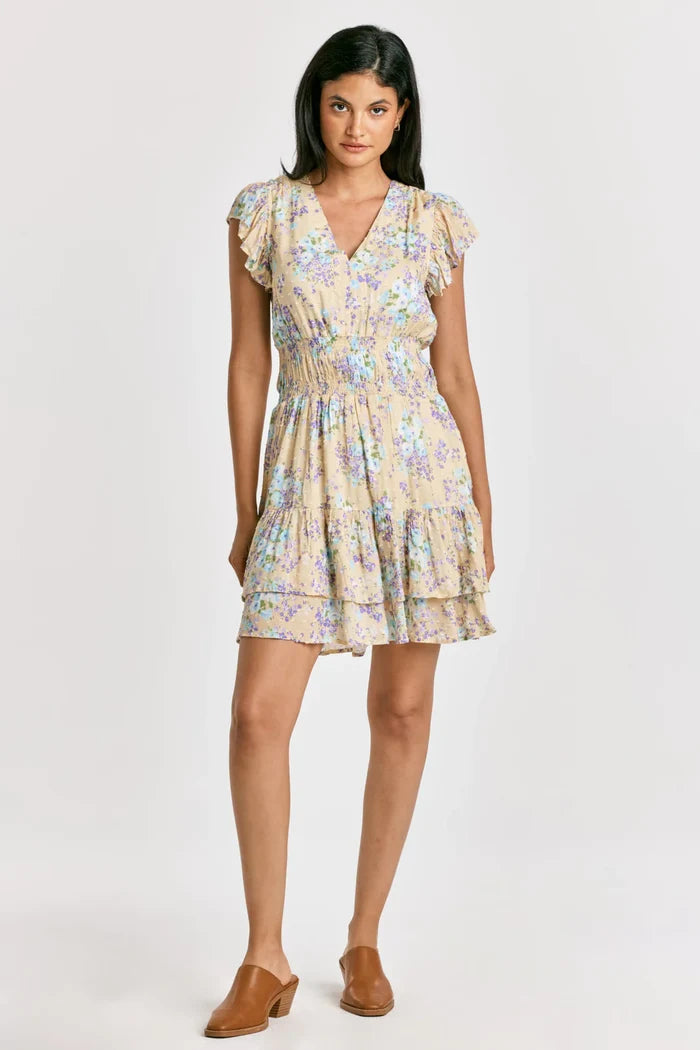 KEKE SMOCK WAIST DRESS DULCE ARRANGEMENT