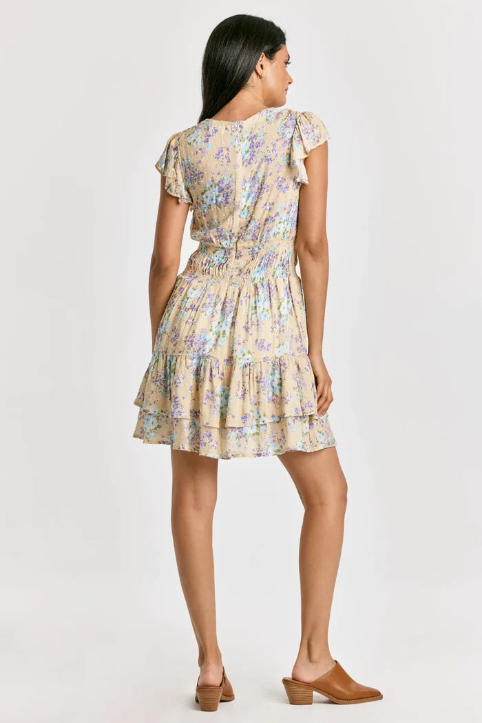 KEKE SMOCK WAIST DRESS DULCE ARRANGEMENT