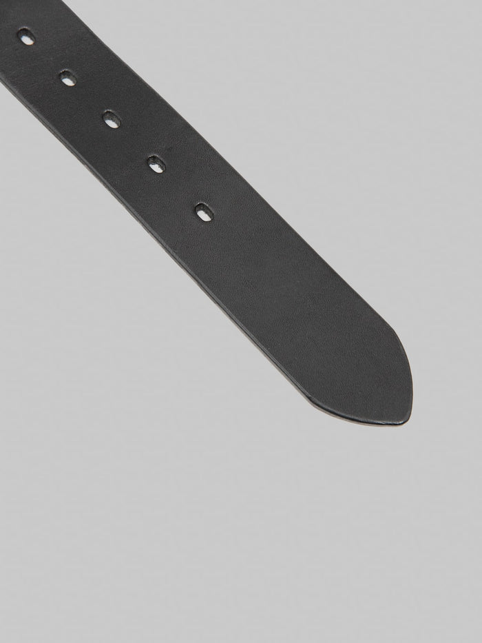 Kobashi Studio Hand Stitched Belt "Kihon" Buckle Black