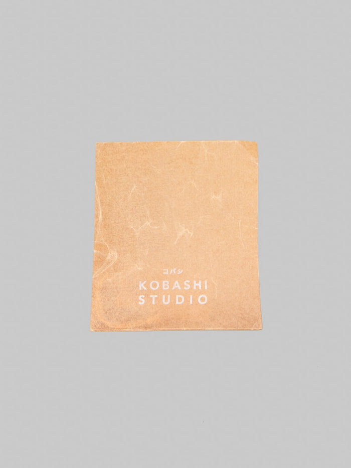 Kobashi Studio Leather Bandana Ring Black