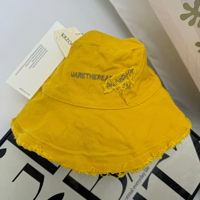 Korean-Style Sun-Protection Bucket Hat