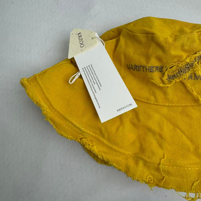 Korean-Style Sun-Protection Bucket Hat