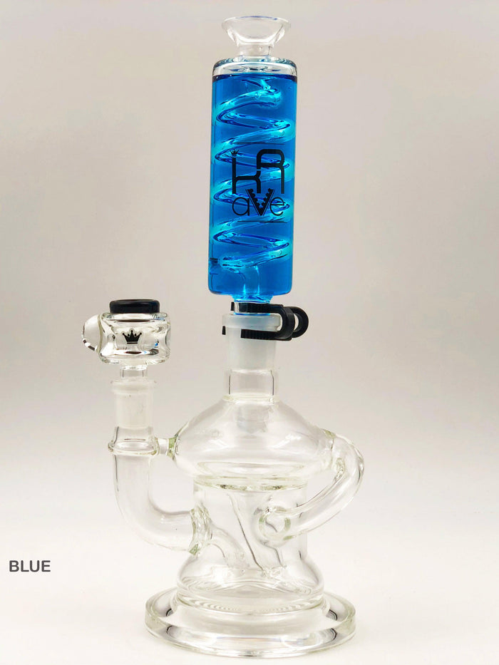 Krave Glass Freezcycler Recycler Straight Tube