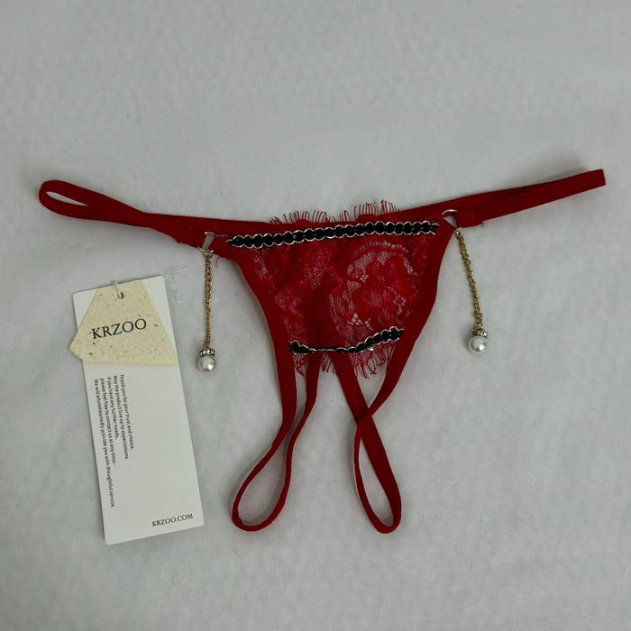 Lace European And American Style Low-Waisted Thongs