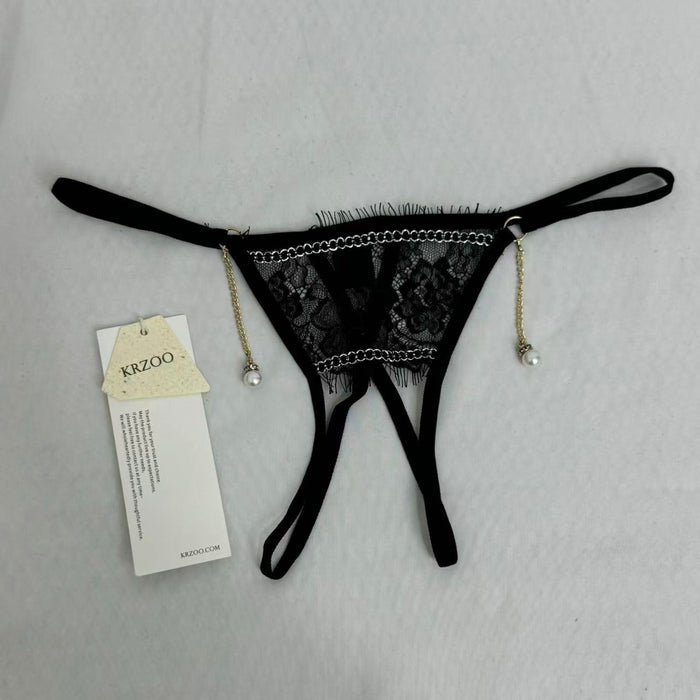 Lace European And American Style Low-Waisted Thongs