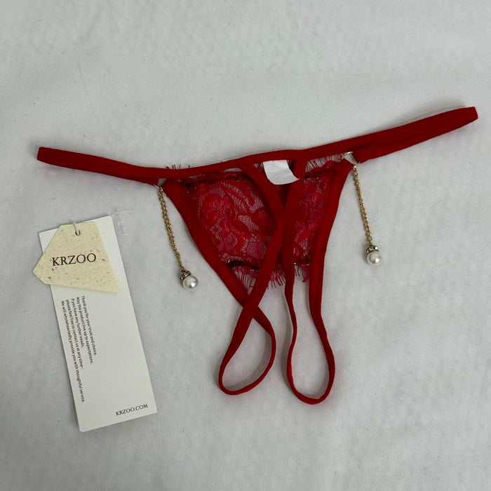 Lace European And American Style Low-Waisted Thongs