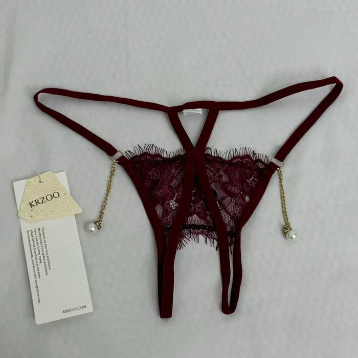 Lace European And American Style Low-Waisted Thongs