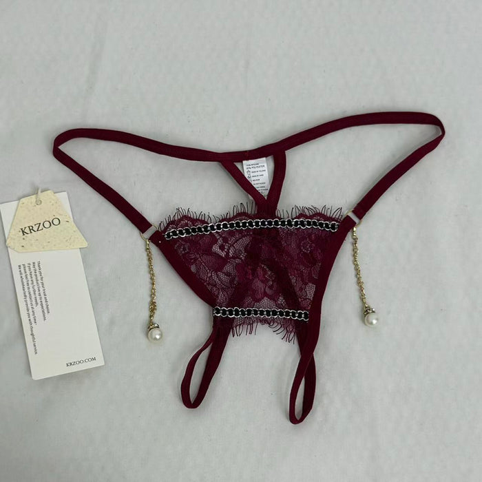 Lace European And American Style Low-Waisted Thongs