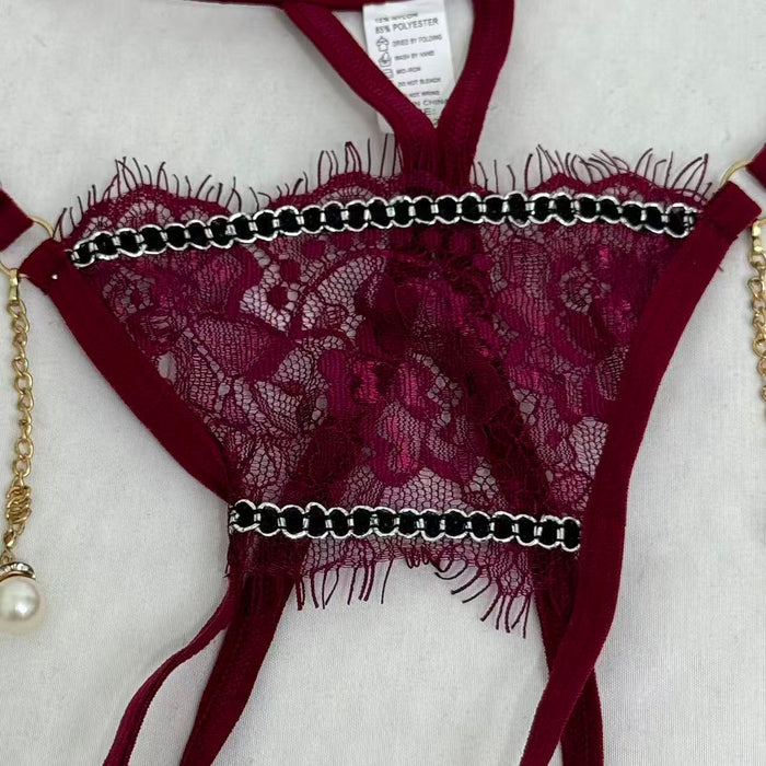 Lace European And American Style Low-Waisted Thongs
