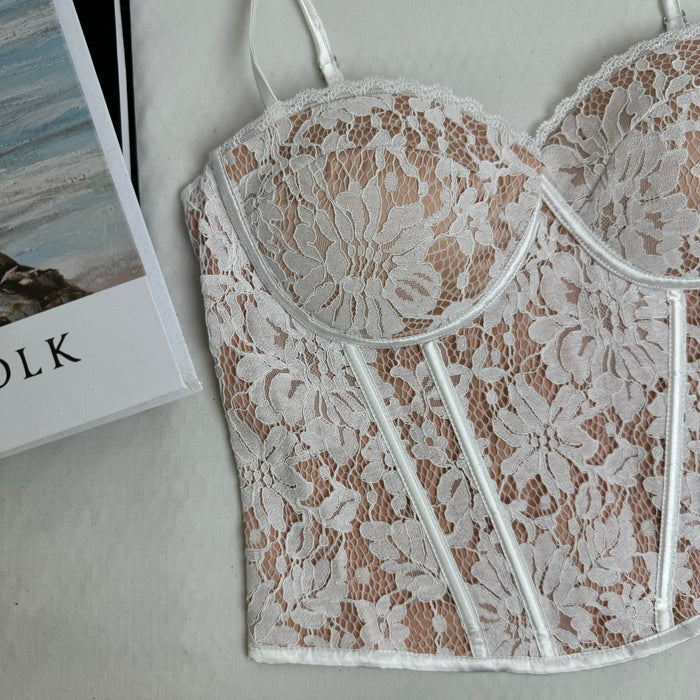 Lace Inner Layer Push-Up Fishtail Bra