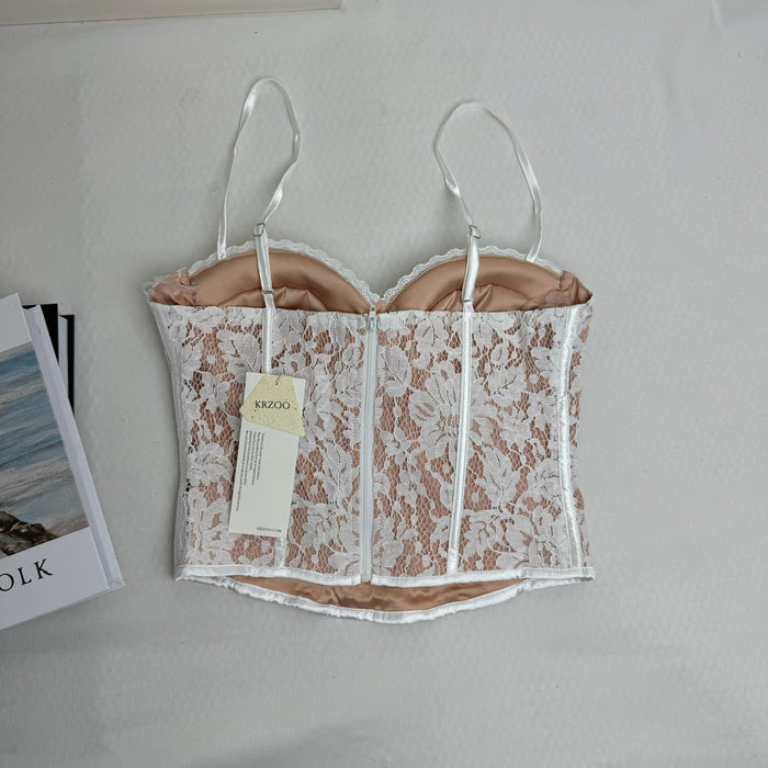 Lace Inner Layer Push-Up Fishtail Bra