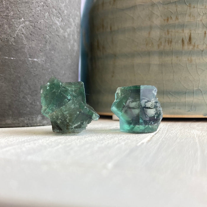 Lady Annabella Rough Fluorite 10mm x 10mm