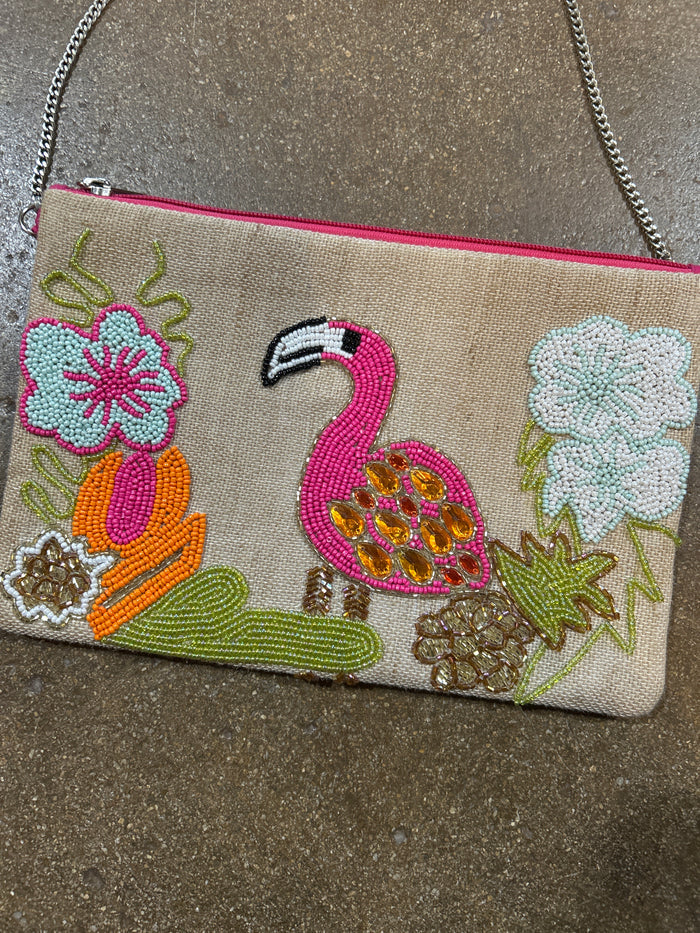 LARGE BEADED CROSSBODY - 2 STYLES