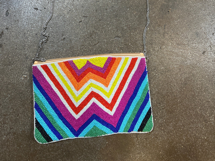 LARGE BEADED CROSSBODY - 2 STYLES