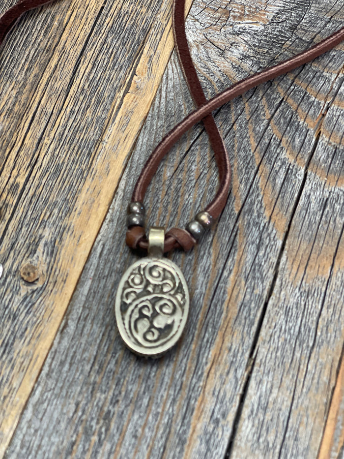 Leather Stone chokers 5 styles