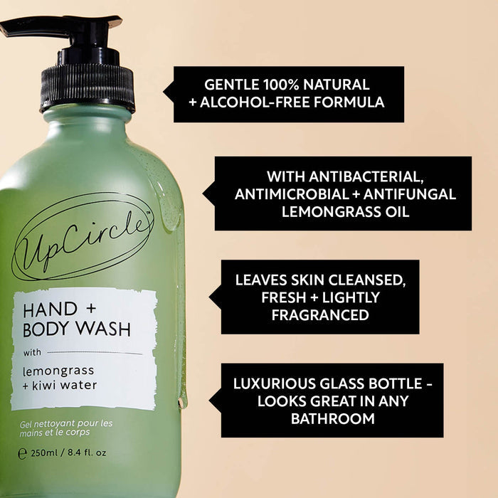 Lemongrass hand + body wash - Travel size