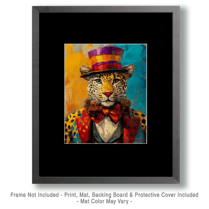 Leopard Circus Boss 8″x10″ Artwork