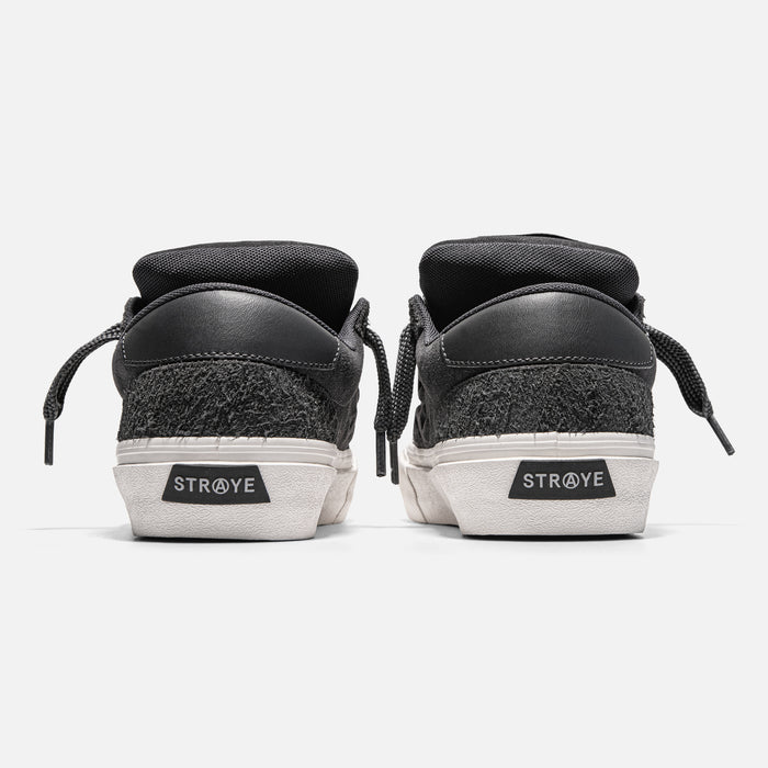 STRAYE Logan Puff Carbon Bevel  – back heel view skate sneaker