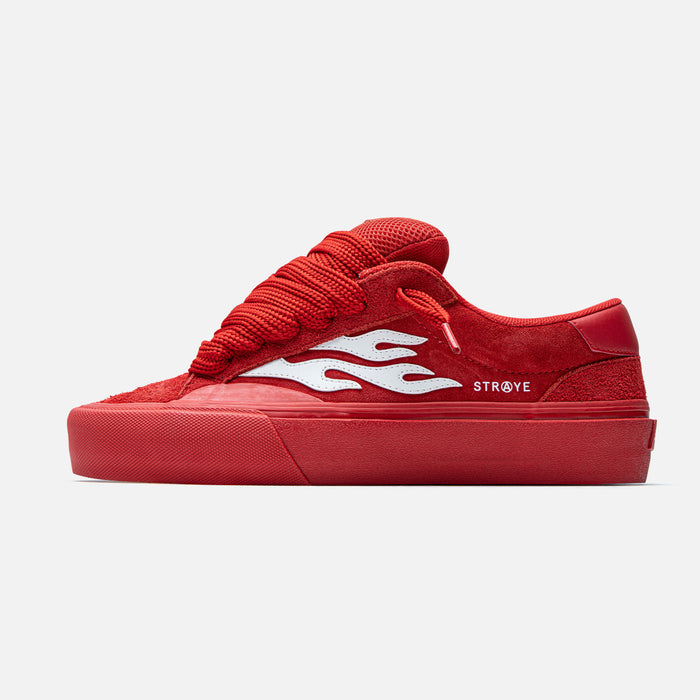 STRAYE Logan Puff Cupid – side view low-top skate sneaker