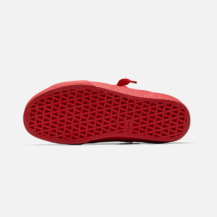 STRAYE Logan Puff Cupid – outsole bottom view showing grip pattern
