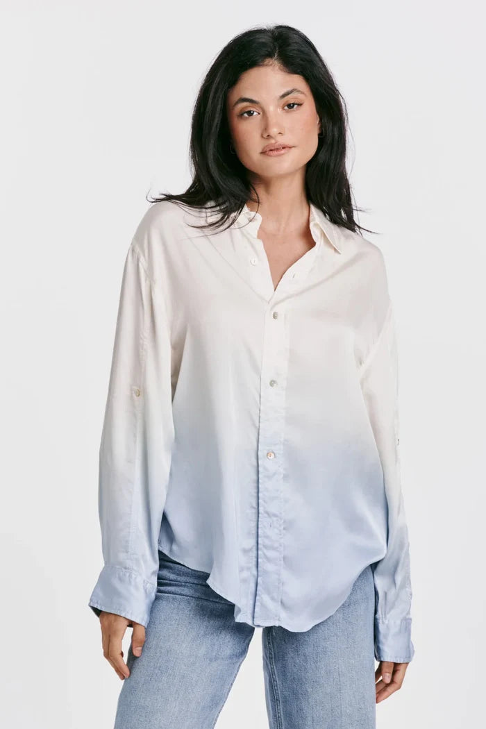 LOLA OVERSIZED SHIRT WATERFALL BLUE OMBRE