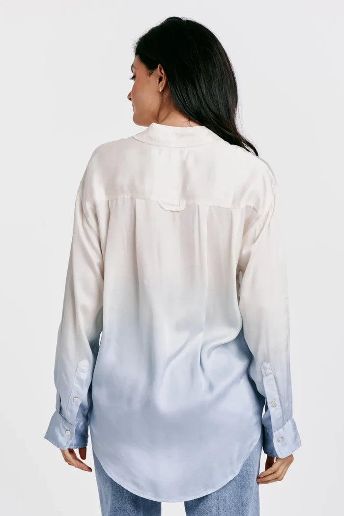 LOLA OVERSIZED SHIRT WATERFALL BLUE OMBRE