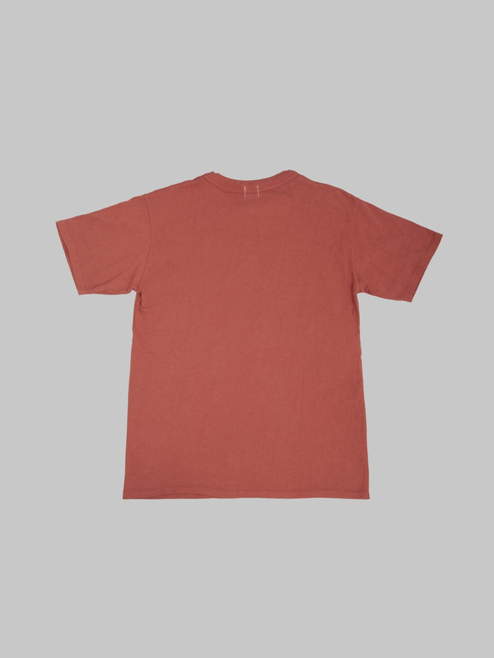 Loop & Weft Loopwheeled  Double Binder Crewneck T-Shirt Burgundy