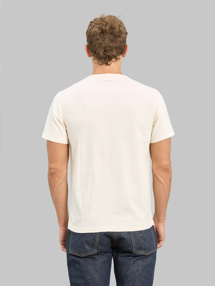 Loop & Weft Loopwheeled  Shoulder Taped Crewneck T-Shirt Classic Ivory