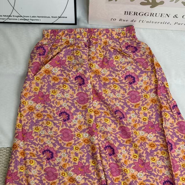 Loose and tight fringed half skirt