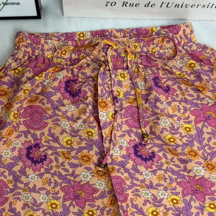 Loose and tight fringed half skirt