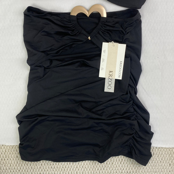 Love Heart Solid Color Split-Piece A-line Skirt