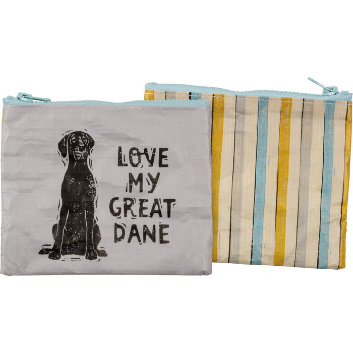 LOVE MY ..DOG.. ZIPPER WALLET