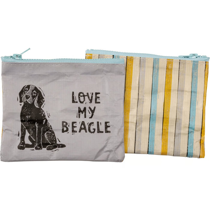 LOVE MY ..DOG.. ZIPPER WALLET