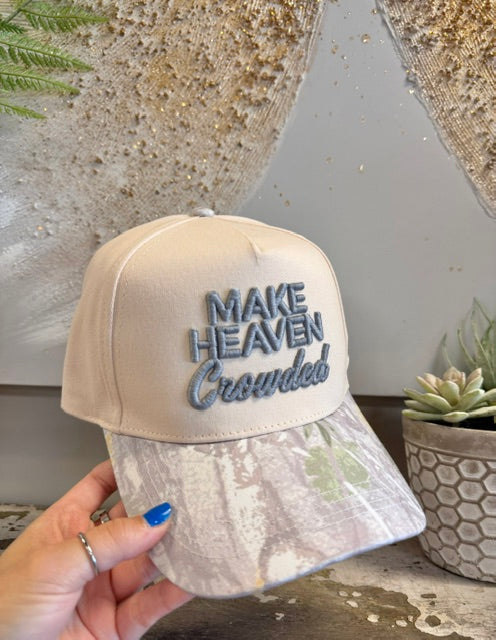 Make Heaven Crowded {Embroidered Hat}~ 2 Colorways