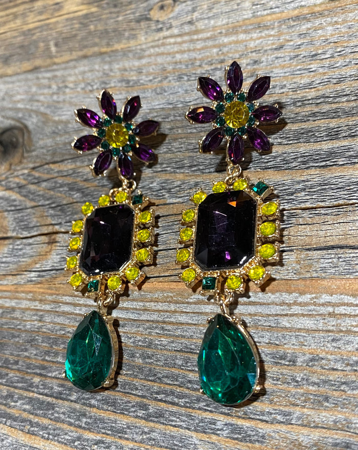 Mardi Gras Earrings