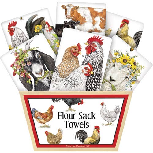 Mary Lake-Thompson Ltd. - Farmhouse Animals Towel