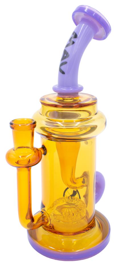 MAV Glass 8" Monterey Recycler Dab Rig - 6 Colors