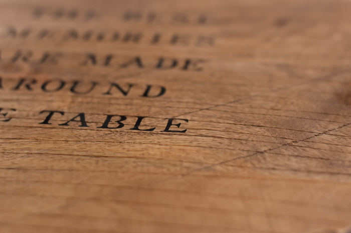 MEMORIES WOOD LAZY SUSAN
