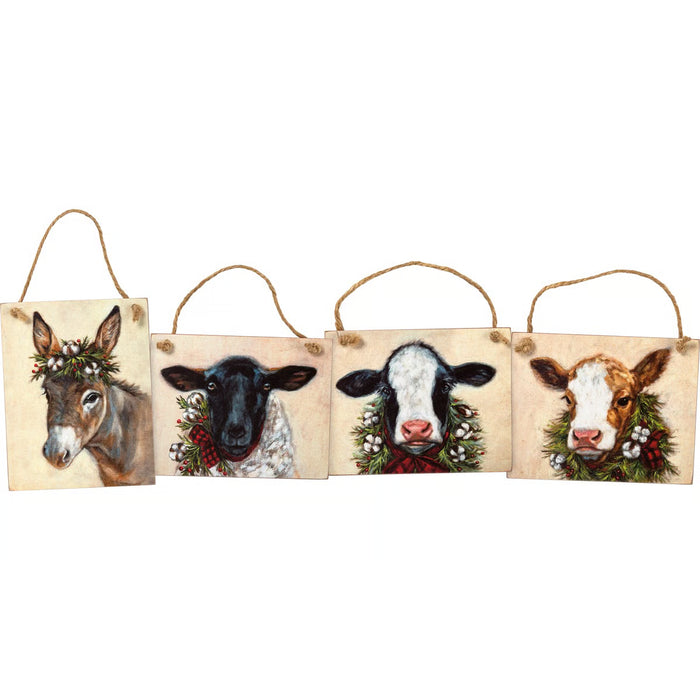 Merry Farm Ornaments- 4 Styles