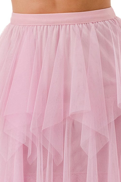 Mesh Tutu Long Skirt-  5 colors