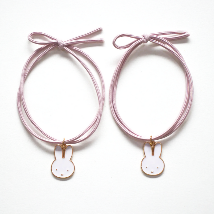 Miffy Pink Bracelets / Hair Elastic Duo