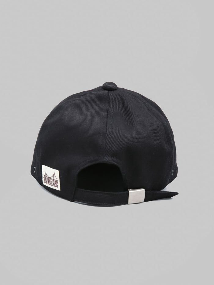 Mighty Shine Twill Bridge Cap Type 2 Black - Redcast Heritage Co.