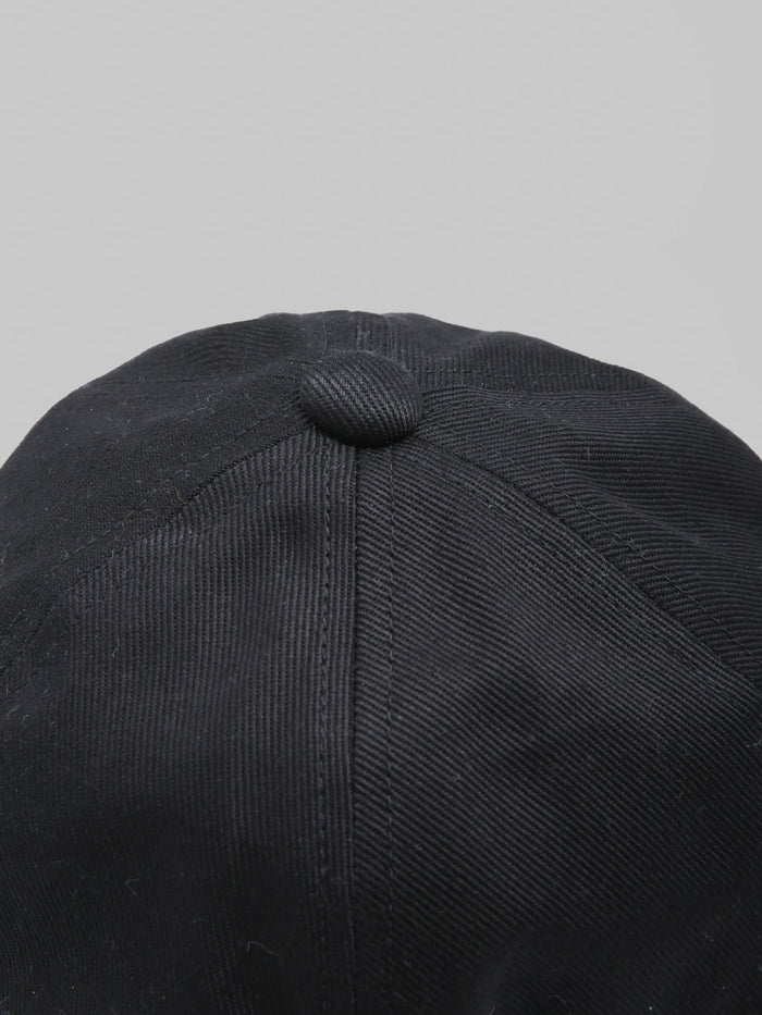 Mighty Shine Twill Bridge Cap Type 2 Black - Redcast Heritage Co.