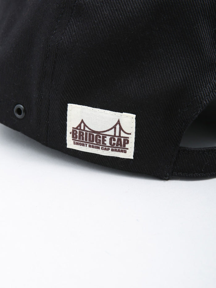 Mighty Shine Twill Bridge Cap Type 2 Black - Redcast Heritage Co.
