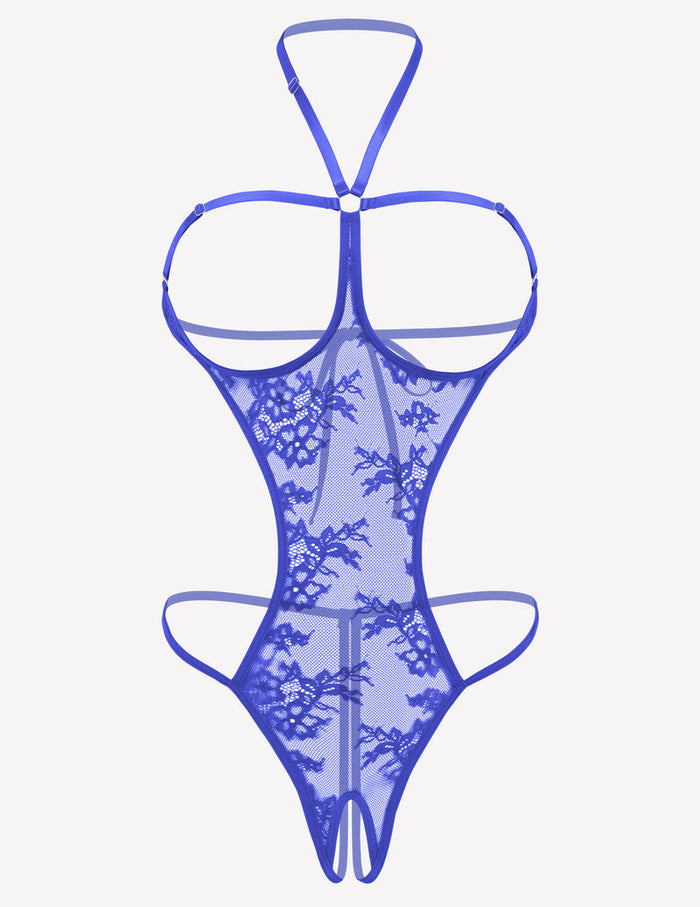 Mini Bodysuit Halter Teddy Nightie