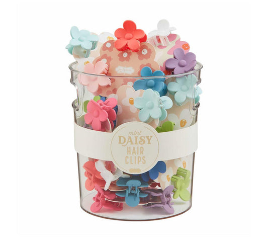 MINI DAISY HAIR CLIPS-3 COLORS