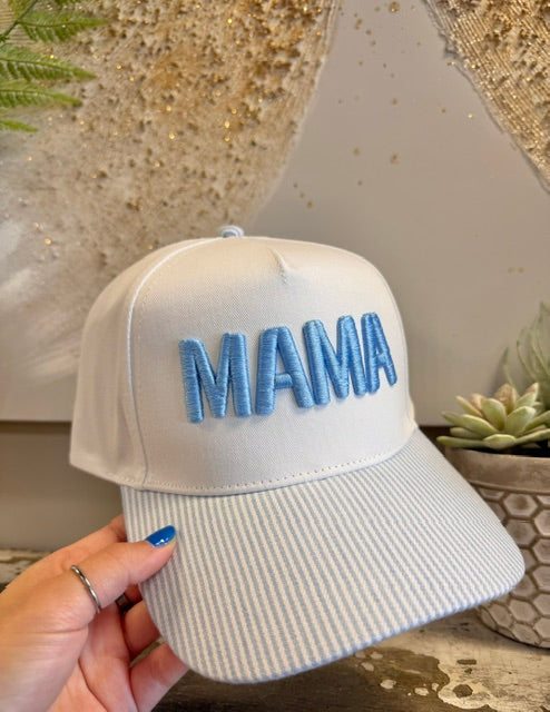MOM/MAMA Puff {Embroidered Hat}
