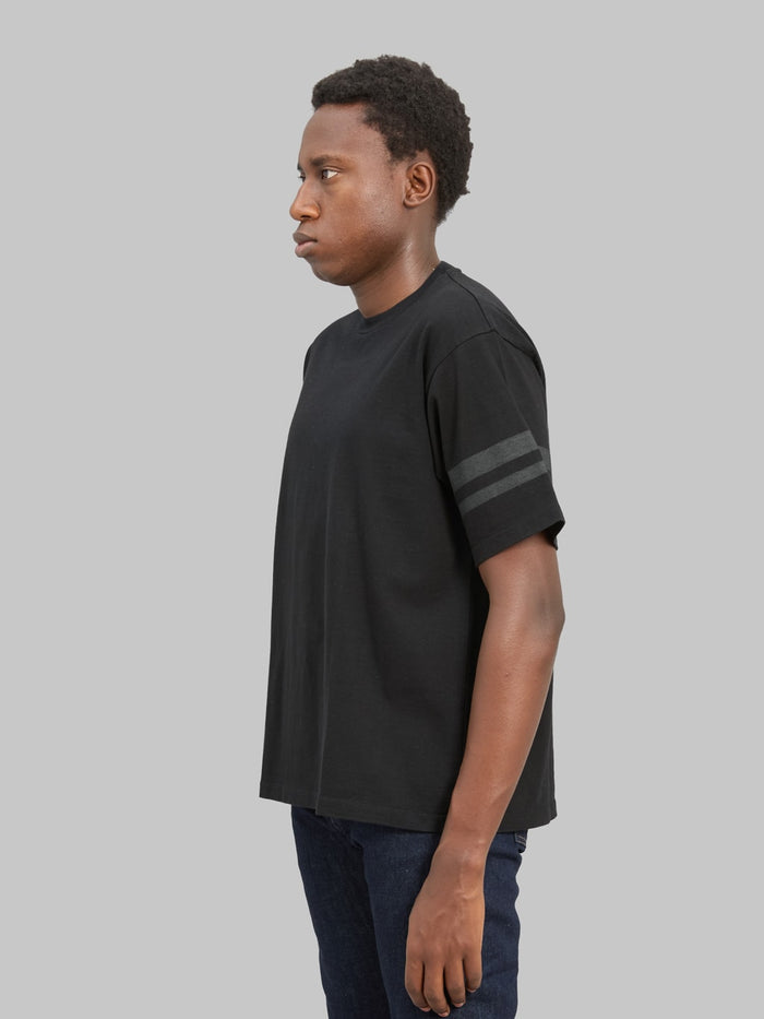 Momotaro Jeans MXTS1035 Zimbabwe Cotton T-Shirt Black