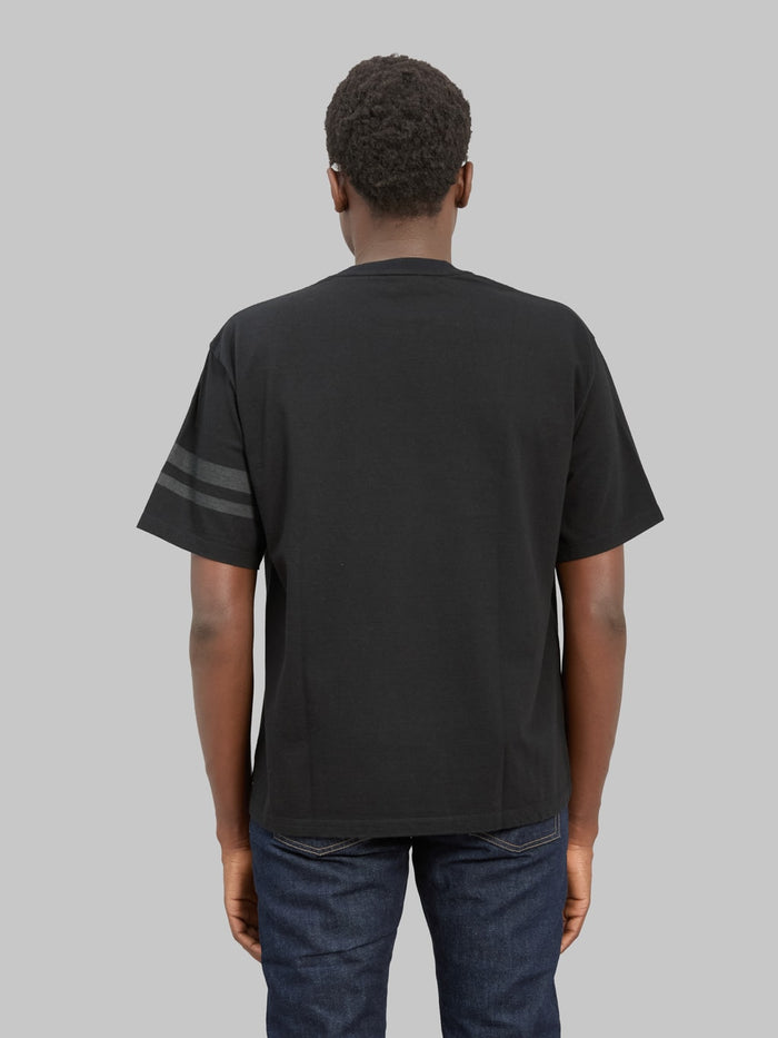 Momotaro Jeans MXTS1035 Zimbabwe Cotton T-Shirt Black