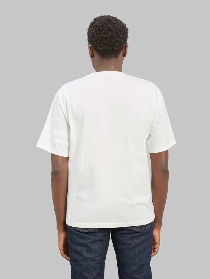 Momotaro Jeans MXTS1035 Zimbabwe Cotton T-Shirt White